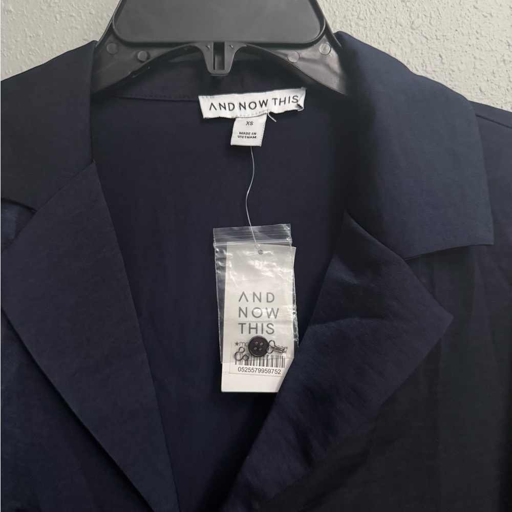 And Now This Navy Blazer